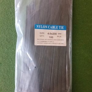 Nylon Cable Tie 4.6 x 200mm (100)